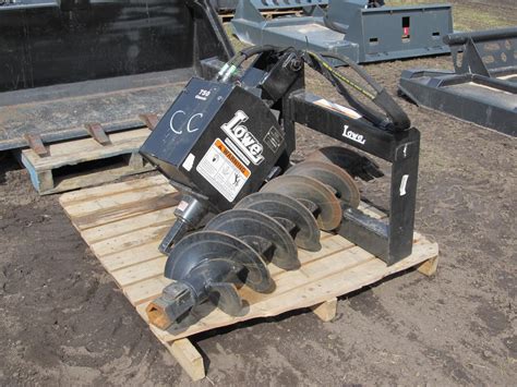 auger for skid steer|skid steer mounted auger.